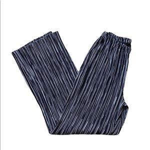 ERIC Signature Striped Black White Wide Leg Pants S